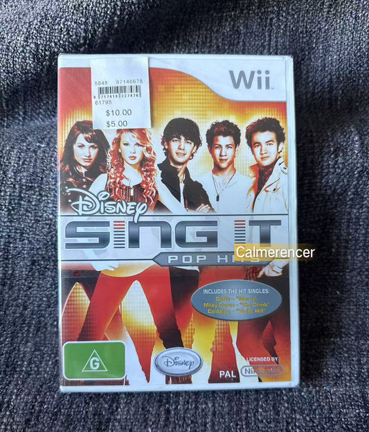 Disney Sing It Pop Hits Brand New -  Nintendo Wii game