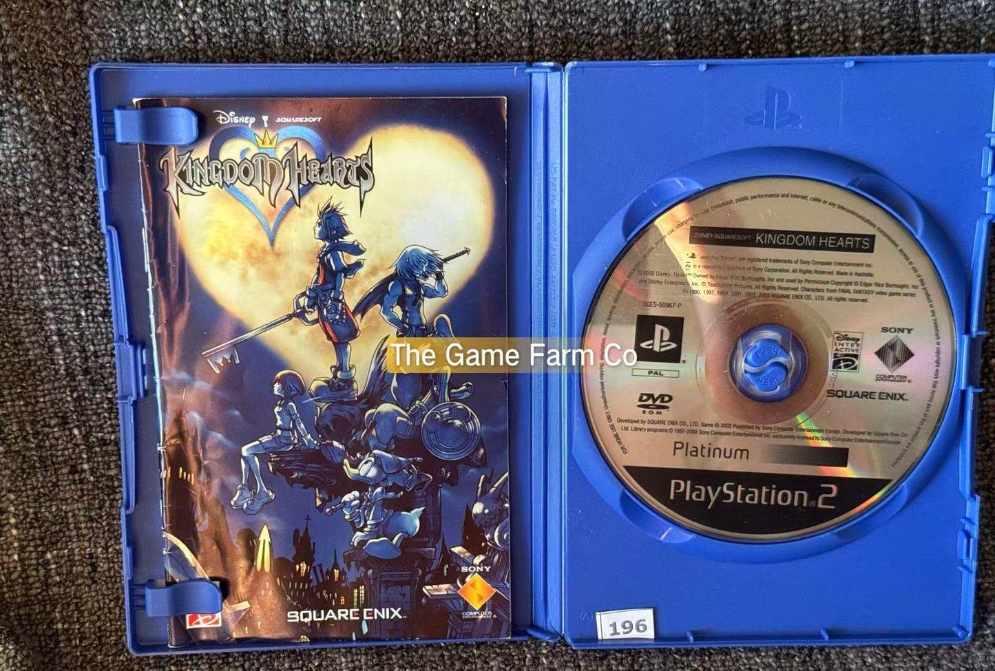 Kingdom Hearts Sony PlayStation 2 Complete PAL Tested Used