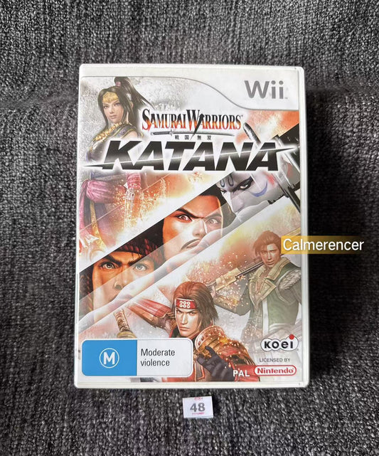 Samurai Warriors Katana In Mint like condition-  Nintendo Wii game