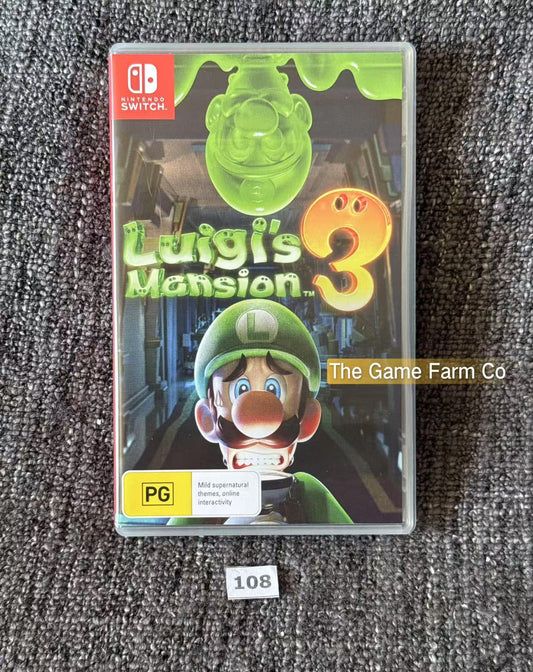 Luigis Mansion 3 Game - Nintendo Switch