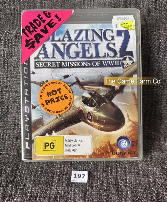 Blazing Angels 2 Squadrons Of WWII  Game - PS3 - Sony Playstation 3