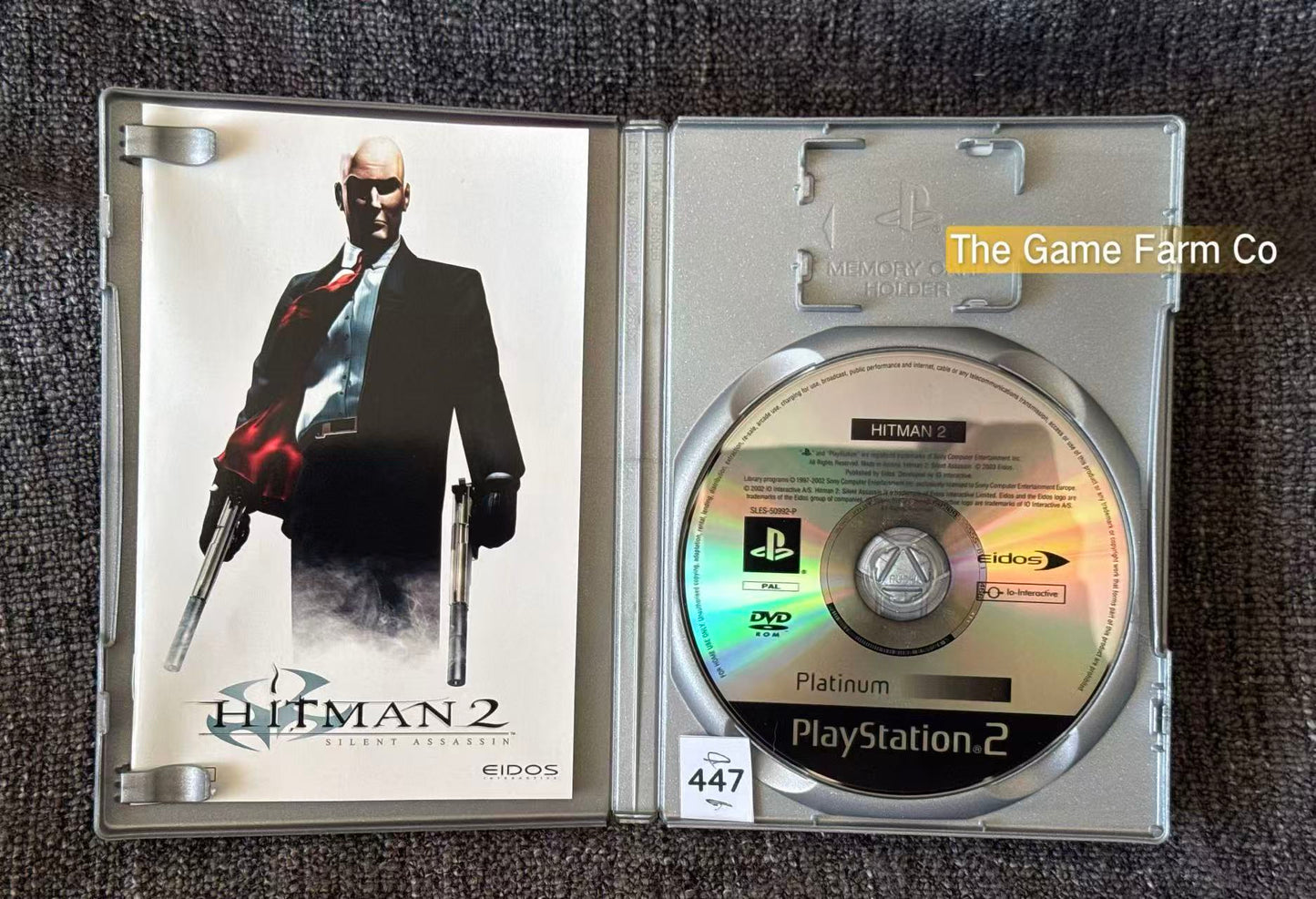 Hitman 2 Silent Assassin PS2 Physical Game CIB PAL Tested Used Mint Condition