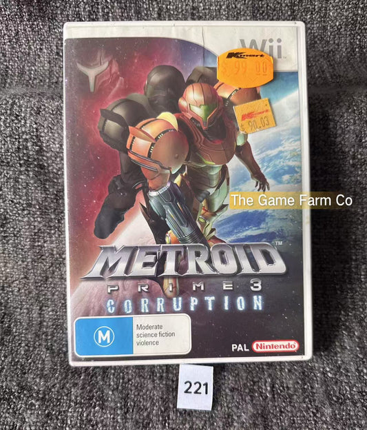 Metroid Prime 3 Corruption - Nintendo Wii game