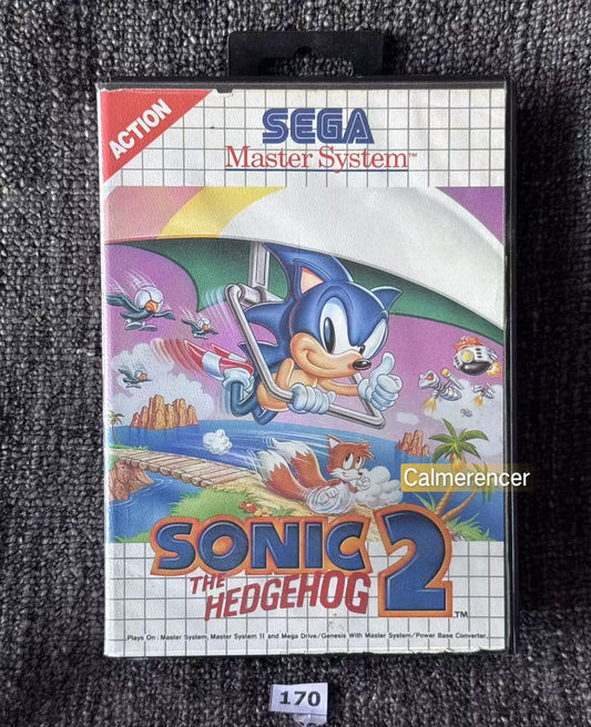 Sonic The Hedgehog 2 Game - Sega Master System