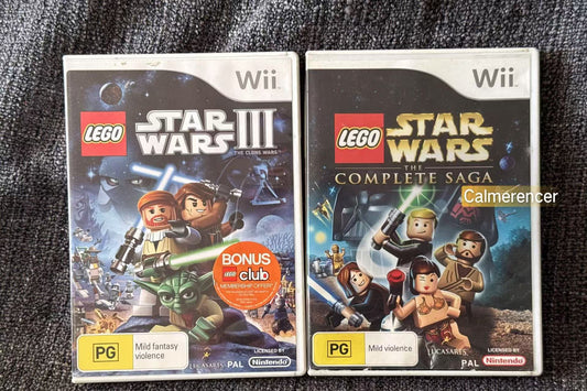 Lego Star Wars III + The Complete Saga - Nintendo Wii games