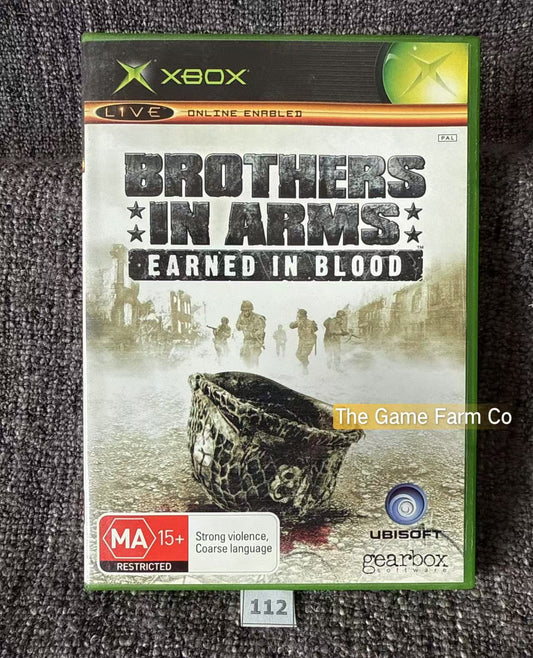 Brothers In Arms Earned In Blood Game - Excellent condition Microsoft Xbox Original