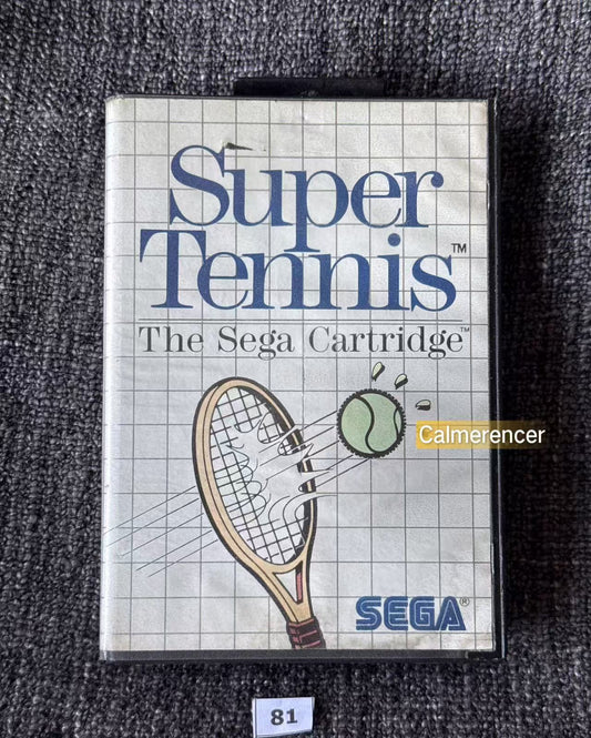 Super Tennis Game Missing Manual - Sega Master System