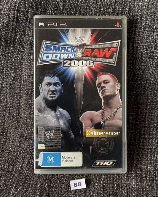 WWE Smack Down Vs Raw 2006 PSP Game - PlayStation Portable