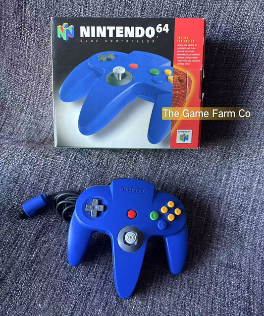 All Genuine boxed Blue N64 controller (Nintendo)