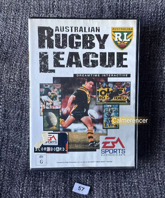 Australian Rugby League  Game - Sega Mega Drive