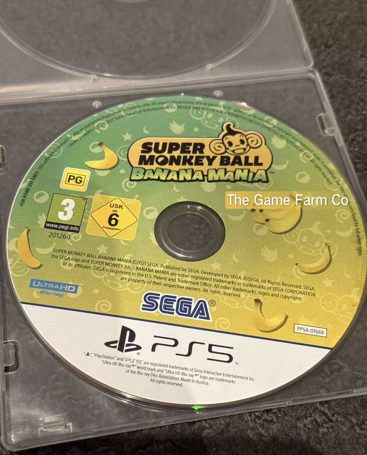 Super Monkey Ball Banana Mania Loose Game - Sony Playstation 5 - Pal Version
