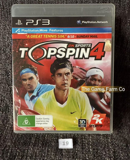 2k Sports Topsin 4 Game - PS3 - Sony Playstation 3