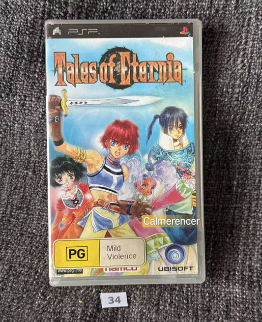 Tales Of Eternia PSP Game - No manual - Playstation Portable