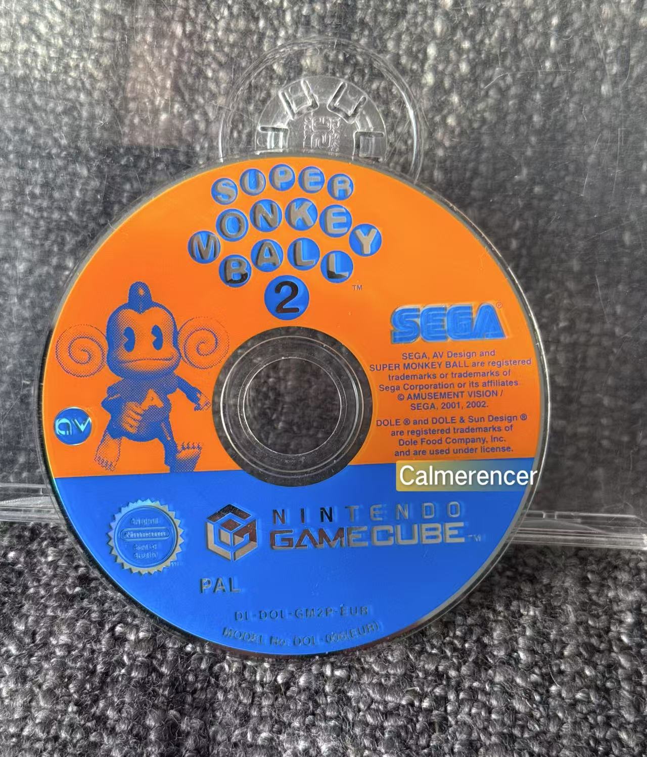 Super Monkey Ball 2 - Loose no case Game - Nintendo Gamecube - Pal Version