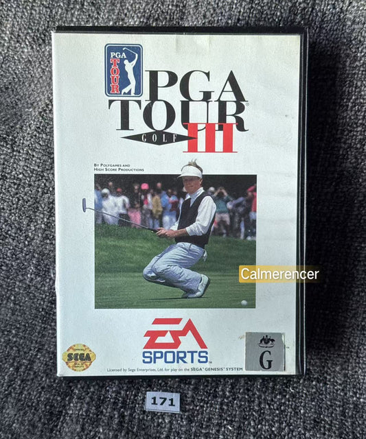 PGA Tour lll 3 - No manual -  Game - Sega Mega Drive