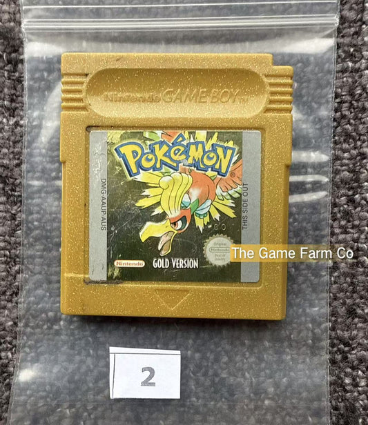 Pokemon Gold Version Game - Nintendo Gameboy