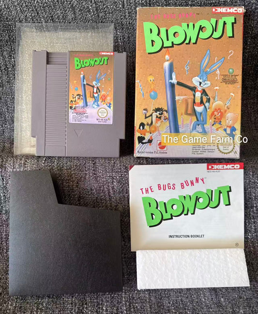 Blow Out Boxed Game - Nes - Nintendo / Entertainment System - Pal Version
