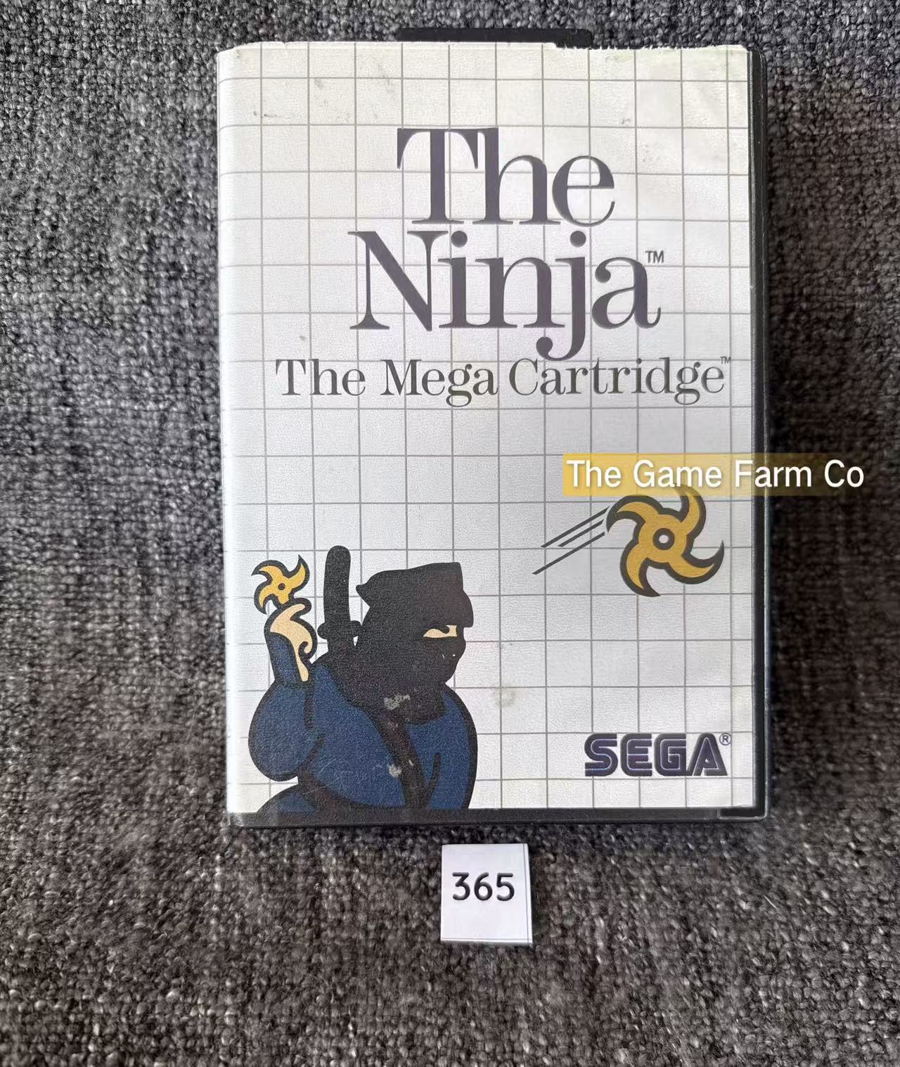 Jeu Vidéo SEGA MASTER SYSTEM - THE NINJA - Version PAL (état Correct)