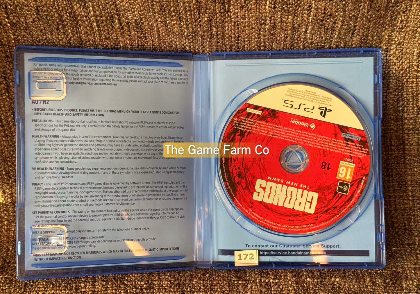 Cronos: The New Dawn Sony PlayStation 5 Complete PAL Tested Used