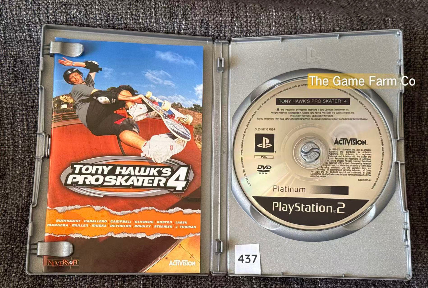 Tony Hawk's Pro Skater 4 PS2 Physical Game CIB PAL Tested Used