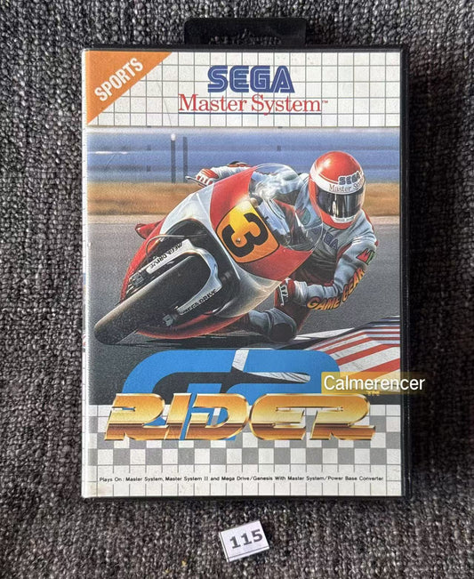 G2 Rider Game - No manual - Sega Master System