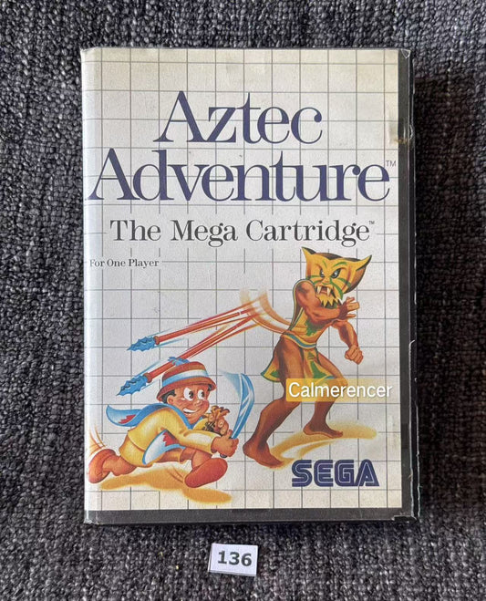 Aztec Adventure Game - Sega Master System