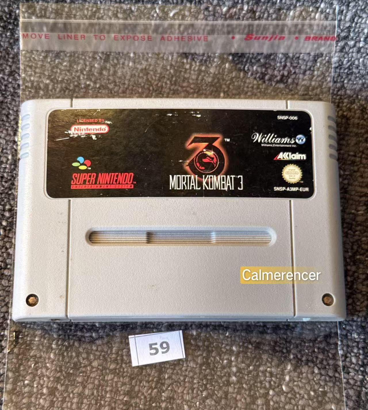 Mortal Kombat 3 Super Nintendo (Snes) Game The GameFarm Co.