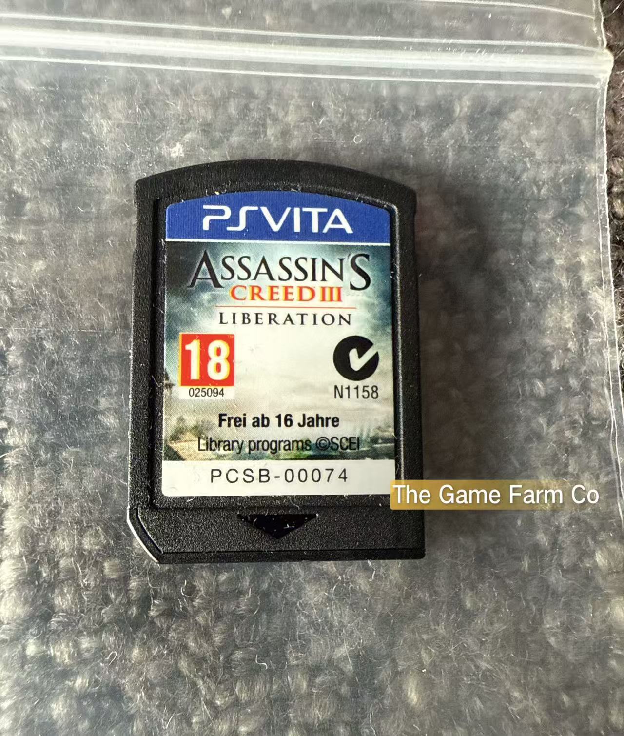 Assassin's Creed III 3 Liberation (PS Vita) PlayStation Vita Action Game Tested Loose Cart