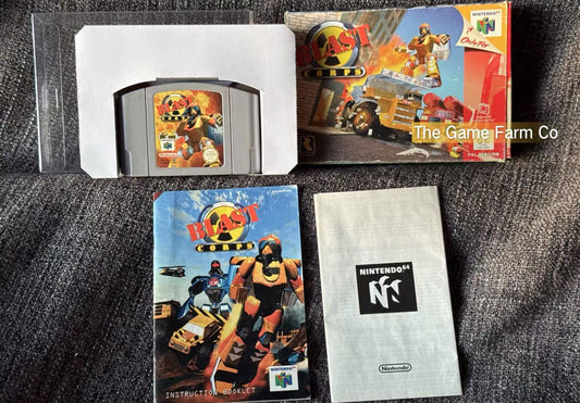 Blast Corps Game Boxed - Nintendo 64 / N64 - Pal Version