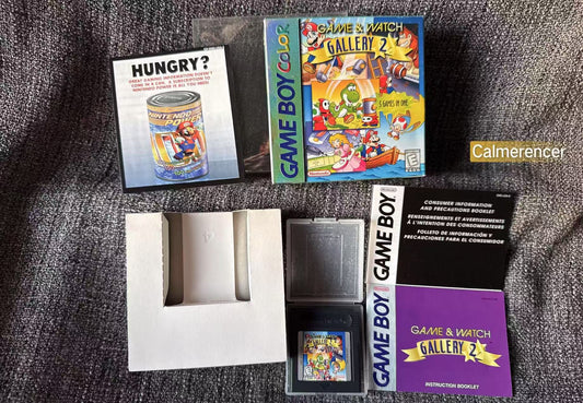 Game & Watch Gallery 2 Game Excellent condition - Nintendo Gameboy Color