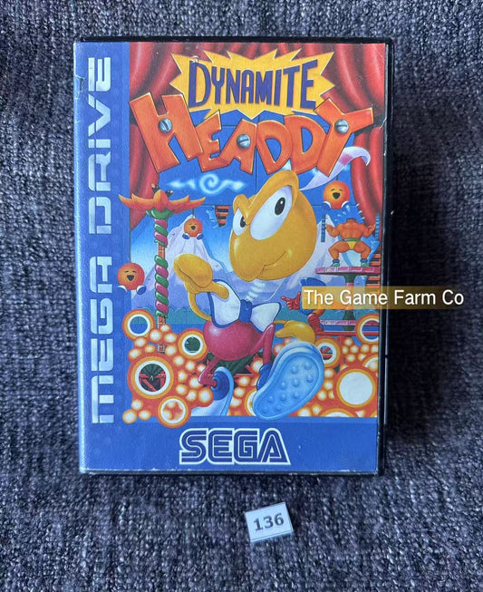 Dynamite Headdy - No manual - Game - Sega Mega Drive