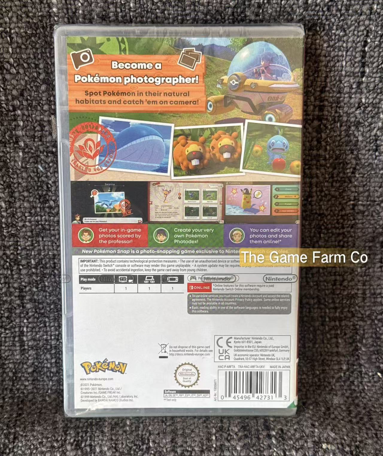 New Pokémon Snap Nintendo Switch Brand New and Sealed Physical Game