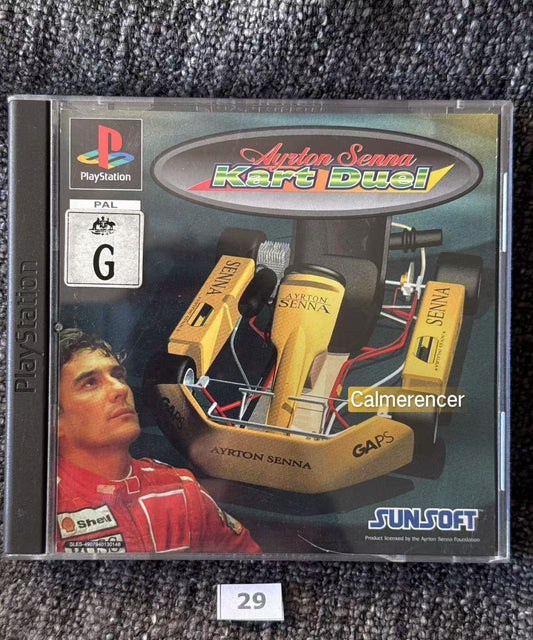 Ayrton Senna Kart Duel - Sony Playstation One (PS1) Game