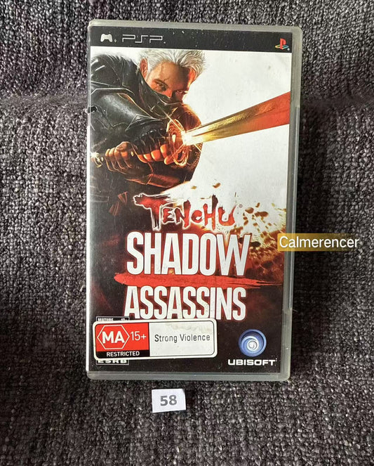 Tenchu Shadow Assassins PSP Game - PlayStation Portable