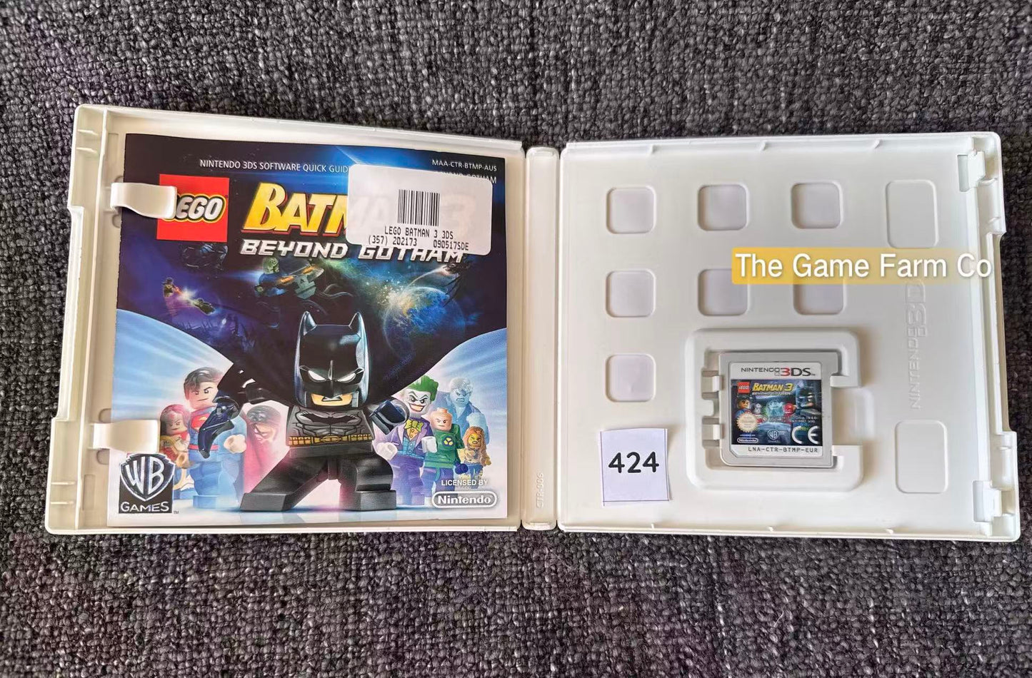 LEGO Batman 3: Beyond Gotham Nintendo 3DS Physical Game CIB PAL Tested Used