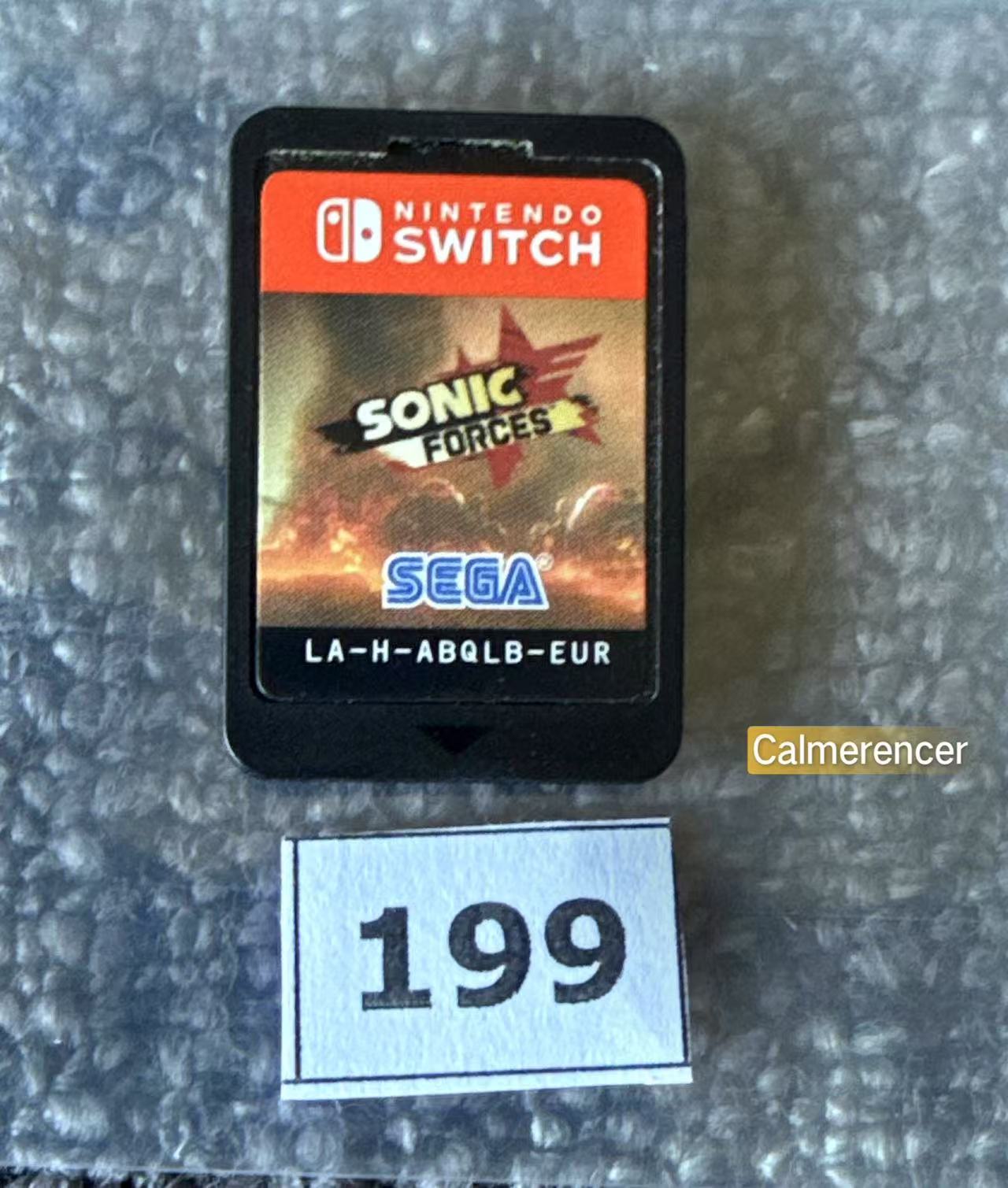 Sonic Forces Loose Game (Loose -No case)  - Nintendo Switch