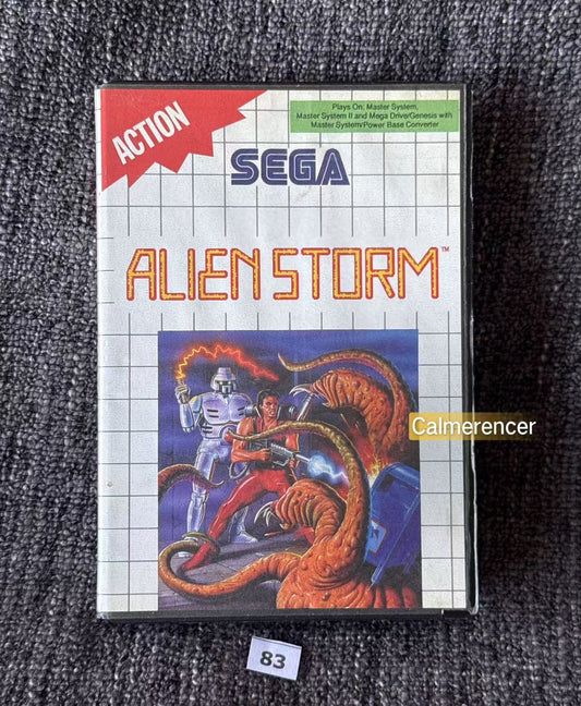 Alien Storm Game - Sega Master System