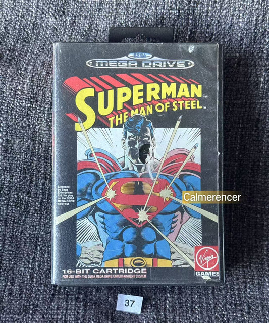 Superman The Man Of Steel Game -No manual  Sega Mega Drive