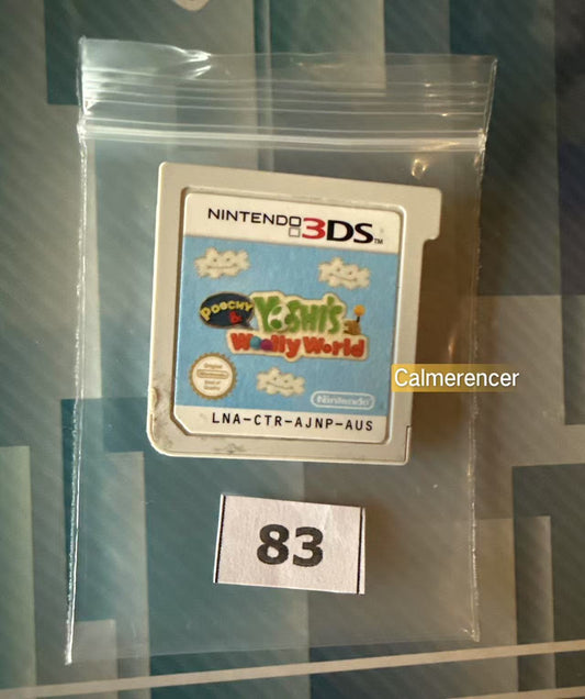 Yoshi's Woolly World Game - No case Nintendo 3DS