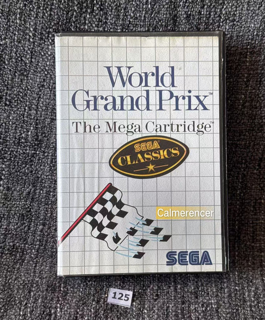 World Grand Prix Game - No manual - Sega Master System