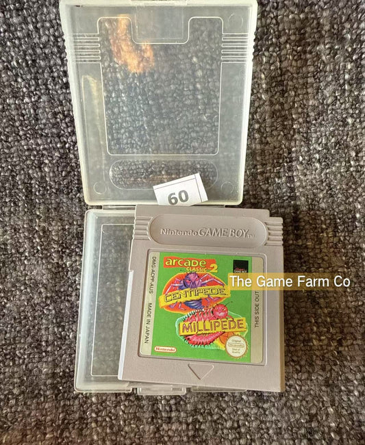 Arcade Classic 2: Centipede Millipede  Game - Nintendo Gameboy