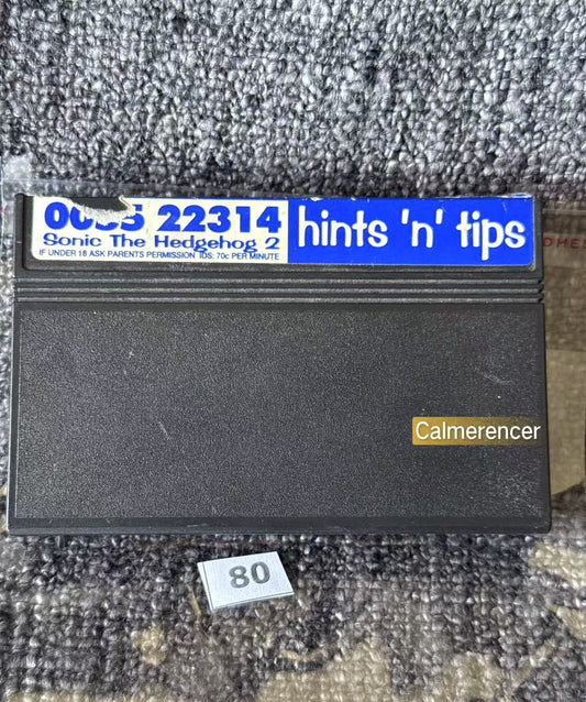 Sonic The Hedgehog 2 Game (No case) - Sega Master System