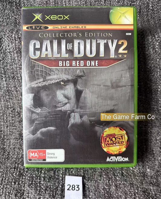 Call Of Duty 2 Big Red One Collectors Edition Game Microsoft Xbox Original