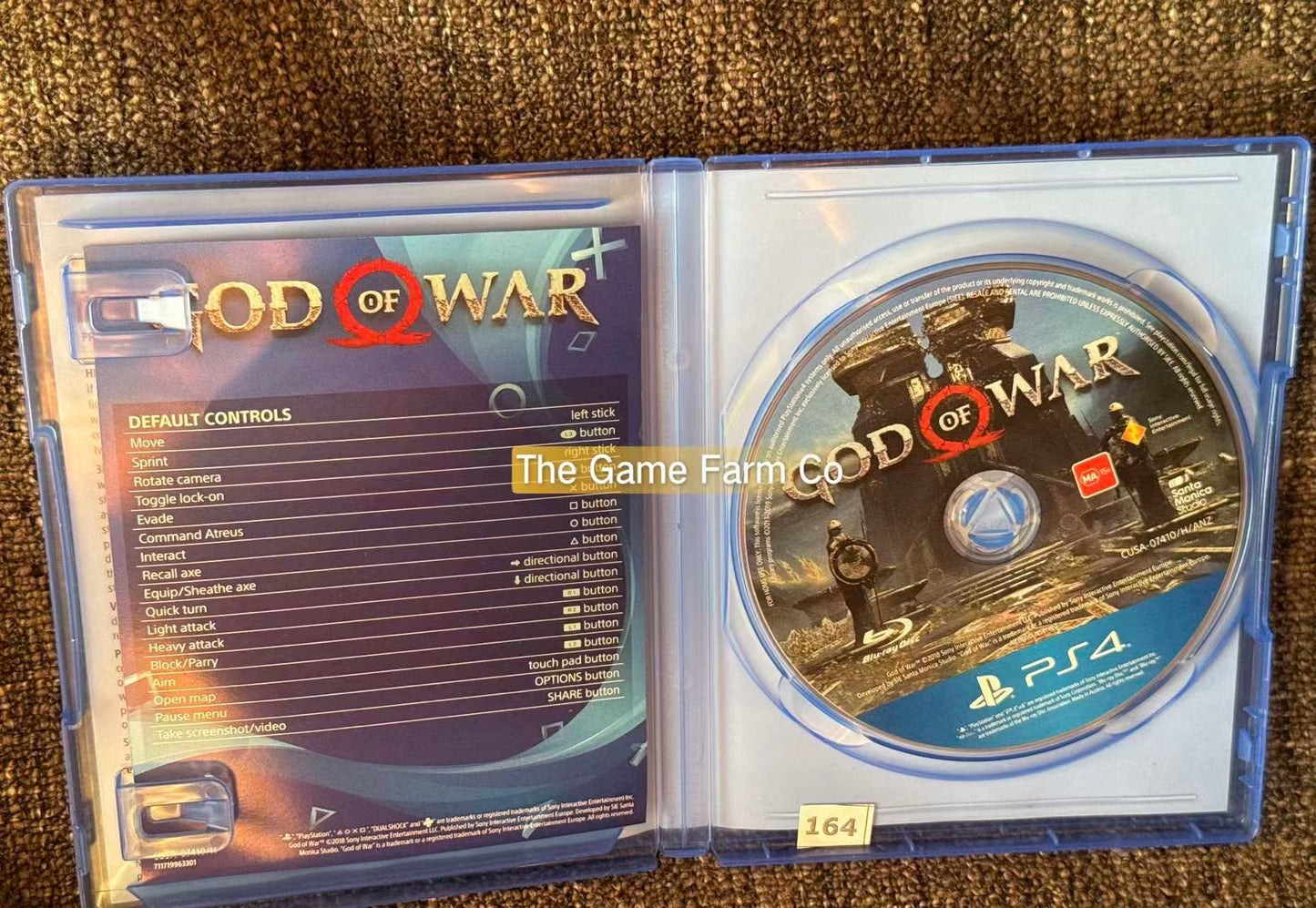 God of War Sony PlayStation 4 Complete PAL Tested Used