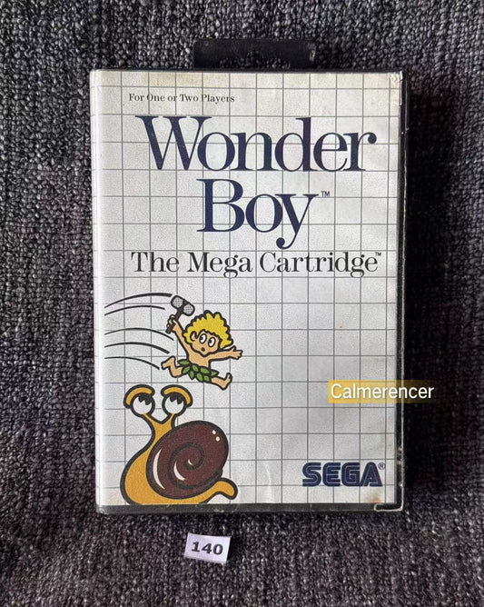 Wonder Boy Game - Sega Master System