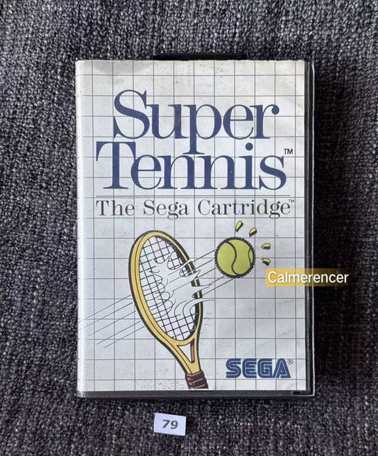 Super Tennis Game Missing Manual - Sega Master System
