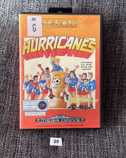 Hurricanes In excellent condition - Game - Sega Mega Drive