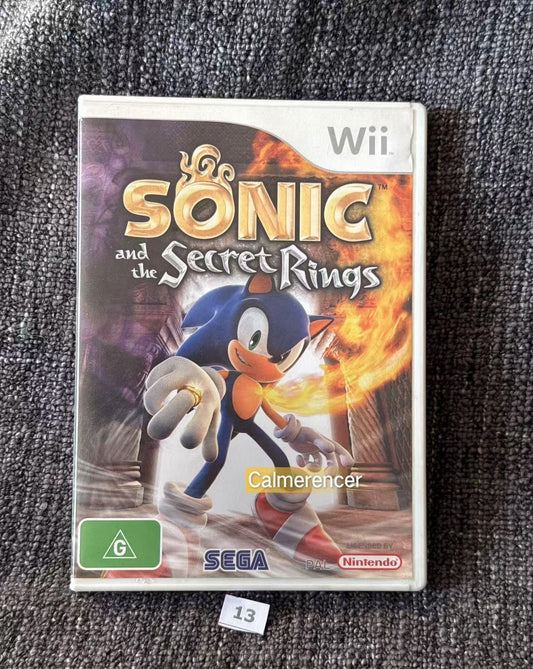 Sonic And The Secret Rings - Nintendo Wii game