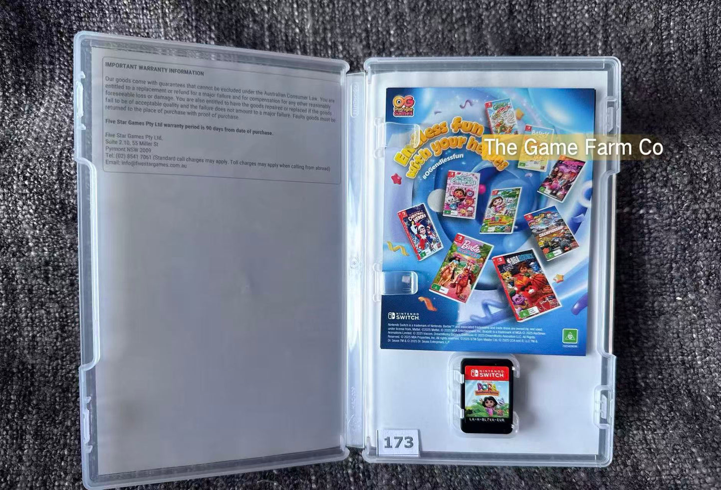 Dora: Rainforest Rescue (Nintendo Switch) Brand New Physical Cartridge PAL