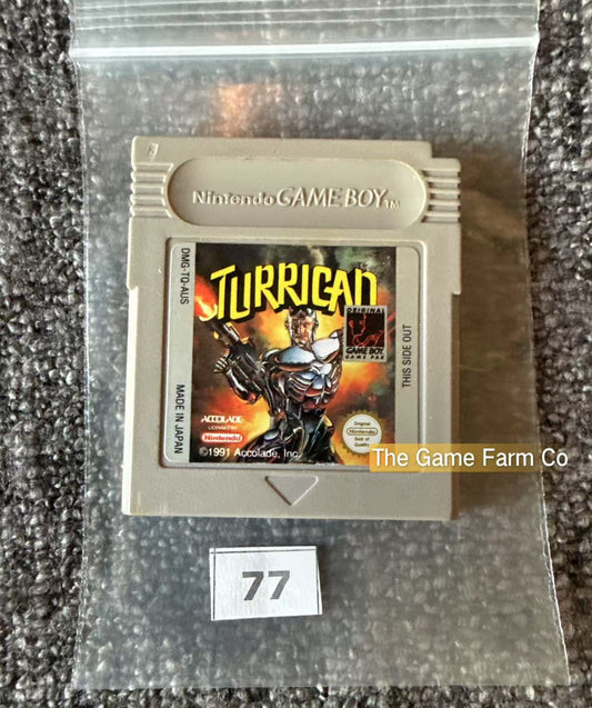 Turrican Game - Nintendo Gameboy